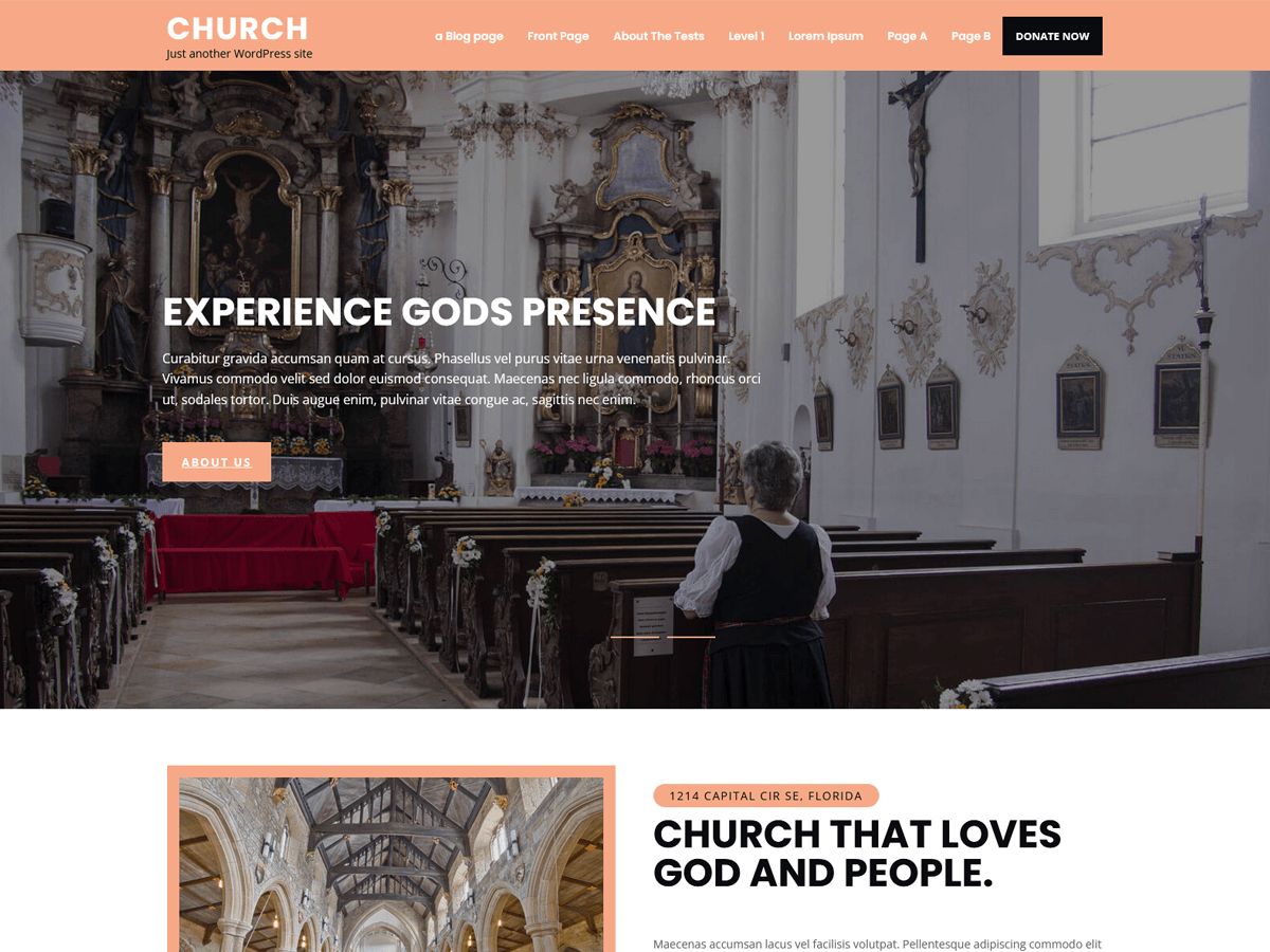 Church Lite Preview Wordpress Theme - Rating, Reviews, Preview, Demo & Download