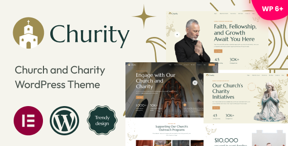 Churity Preview Wordpress Theme - Rating, Reviews, Preview, Demo & Download