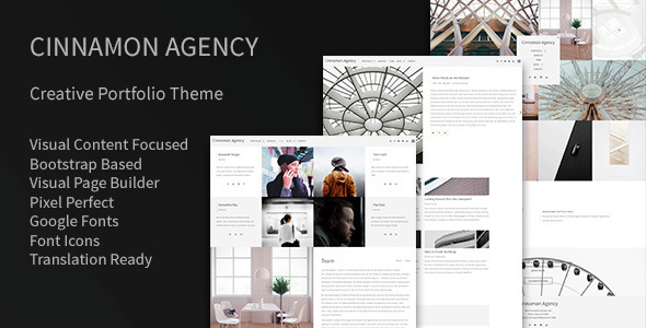 Cinnamon Agency Preview Wordpress Theme - Rating, Reviews, Preview, Demo & Download