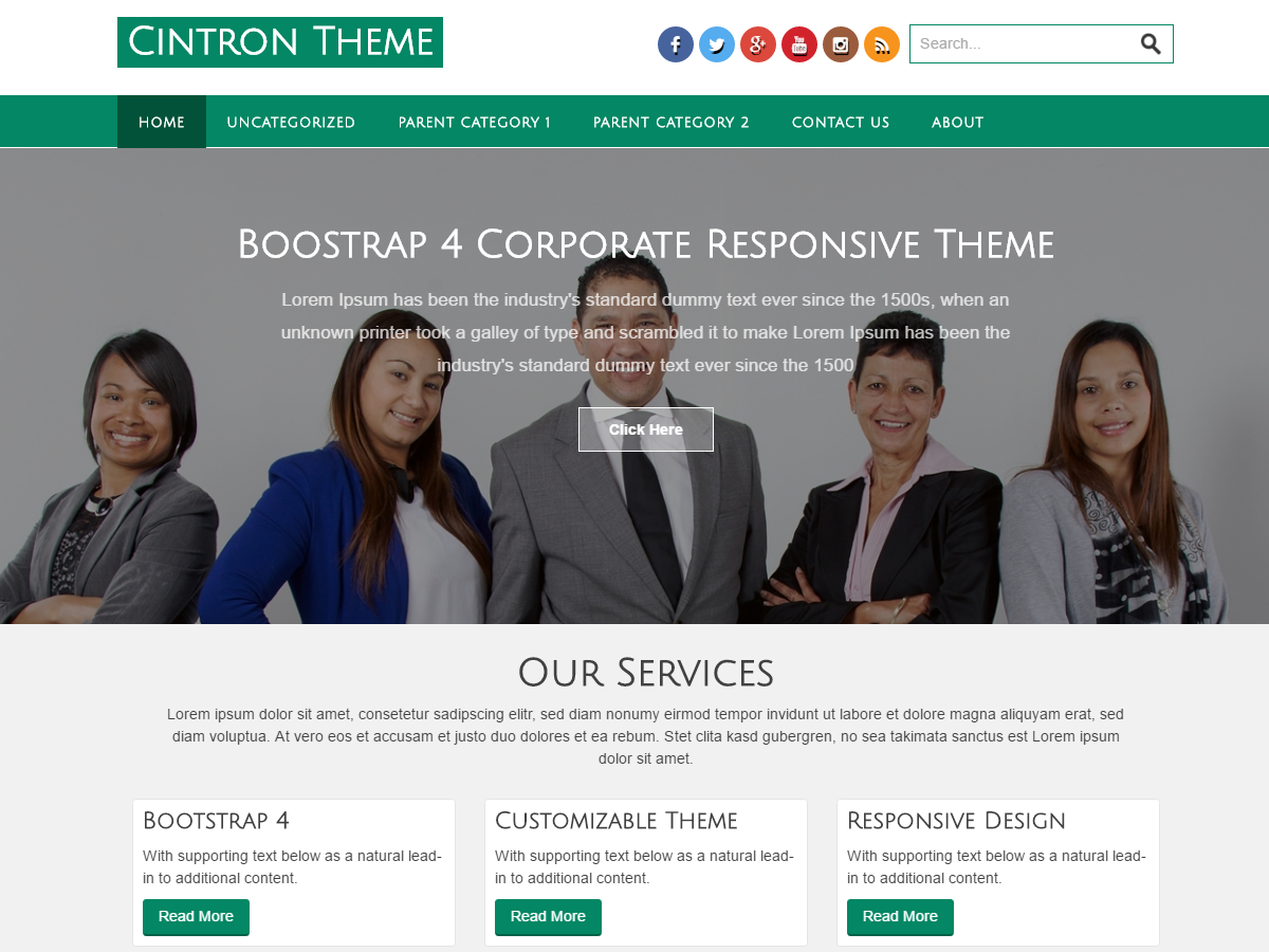 Cintron Preview Wordpress Theme - Rating, Reviews, Preview, Demo & Download