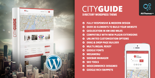 City Guide Preview Wordpress Theme - Rating, Reviews, Preview, Demo & Download