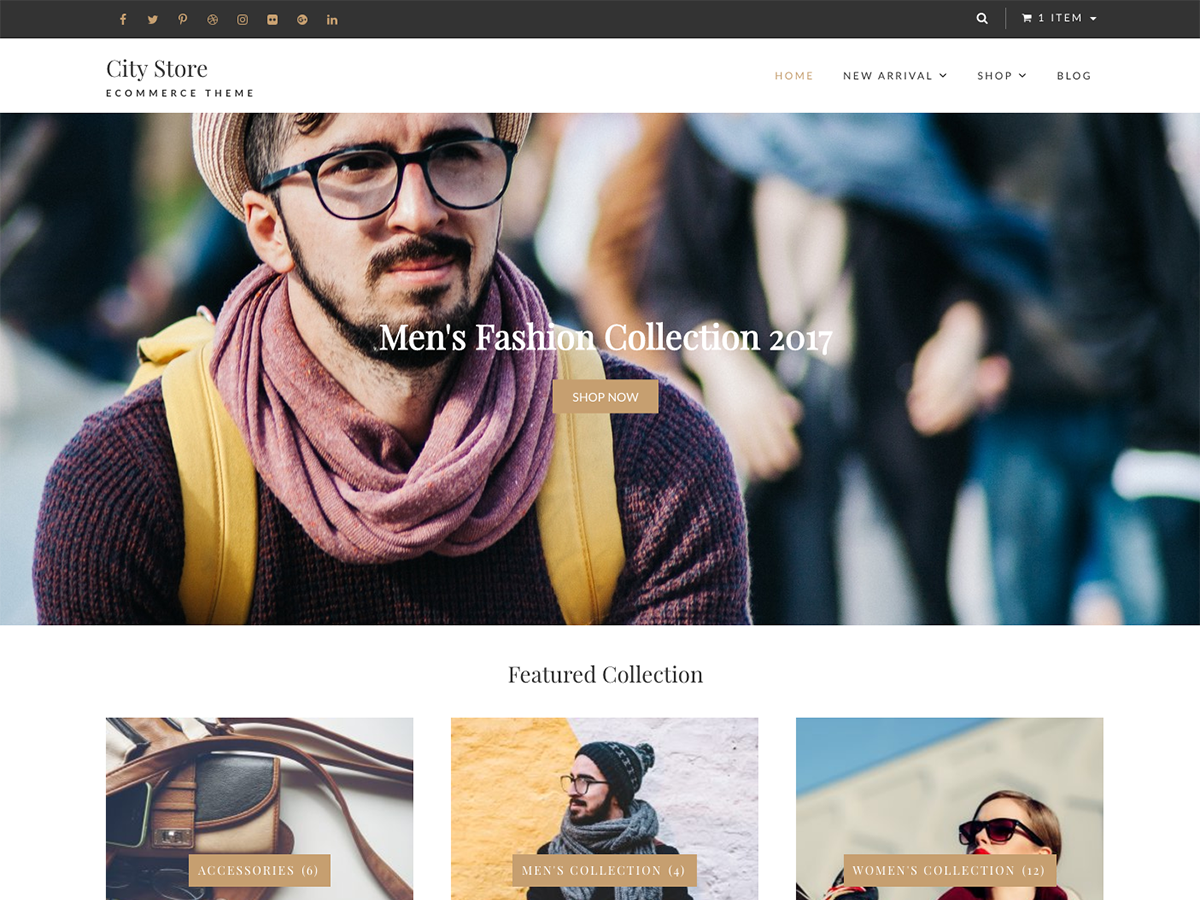 City Store Preview Wordpress Theme - Rating, Reviews, Preview, Demo & Download