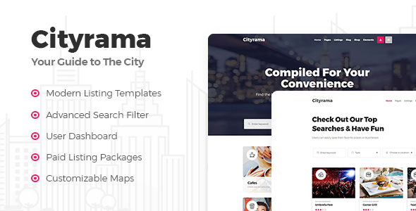 Cityrama Preview Wordpress Theme - Rating, Reviews, Preview, Demo & Download