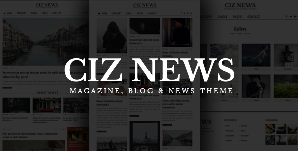 Ciz News Preview Wordpress Theme - Rating, Reviews, Preview, Demo & Download