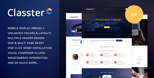 Classter Preview Wordpress Theme - Rating, Reviews, Preview, Demo & Download