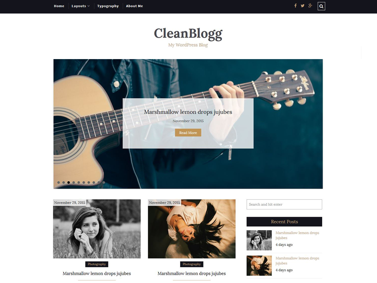 CleanBlogg Preview Wordpress Theme - Rating, Reviews, Preview, Demo & Download