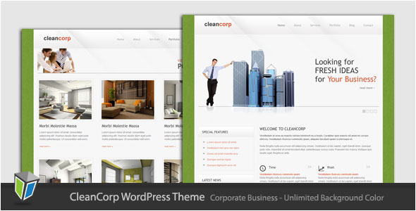 Cleancorp Preview Wordpress Theme - Rating, Reviews, Preview, Demo & Download