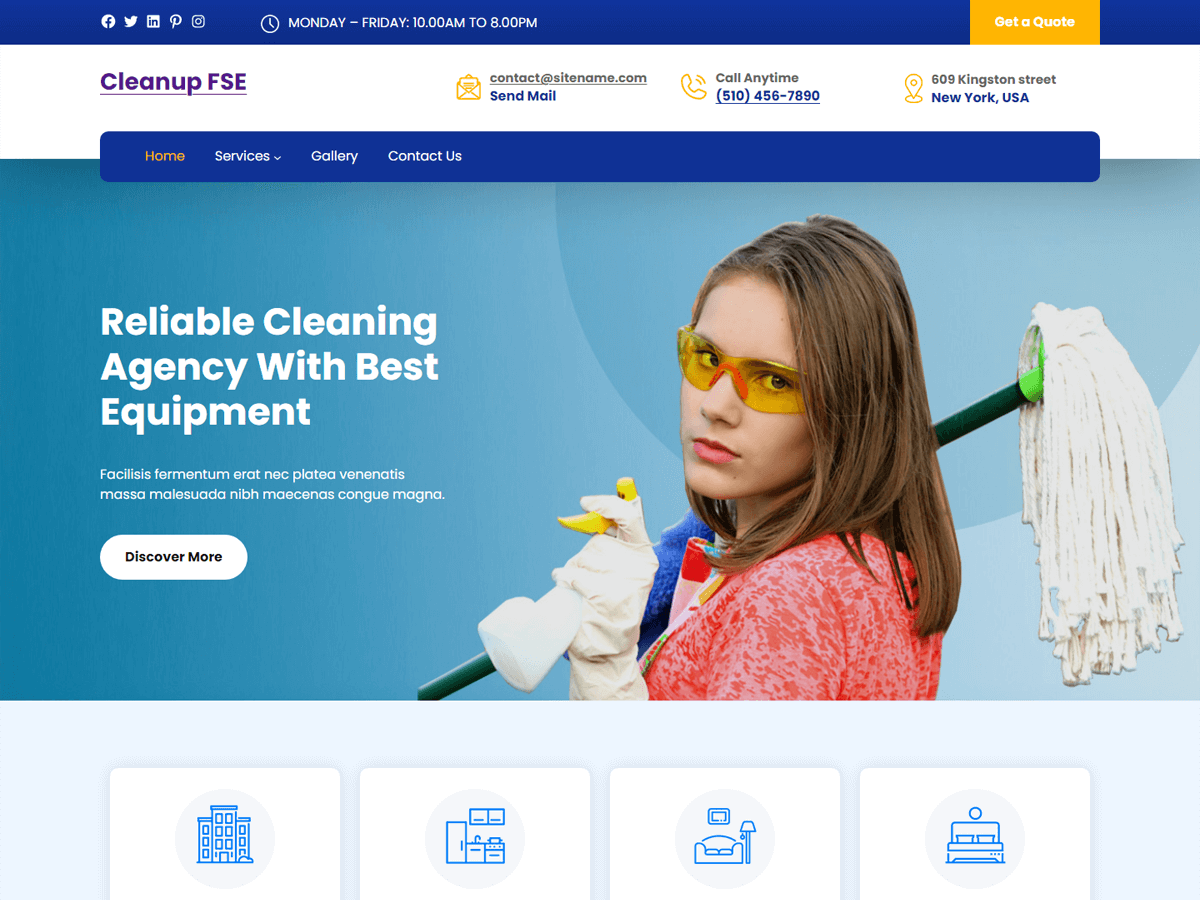 Cleanup FSE Preview Wordpress Theme - Rating, Reviews, Preview, Demo & Download
