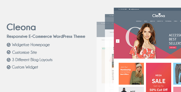 Cleona Preview Wordpress Theme - Rating, Reviews, Preview, Demo & Download