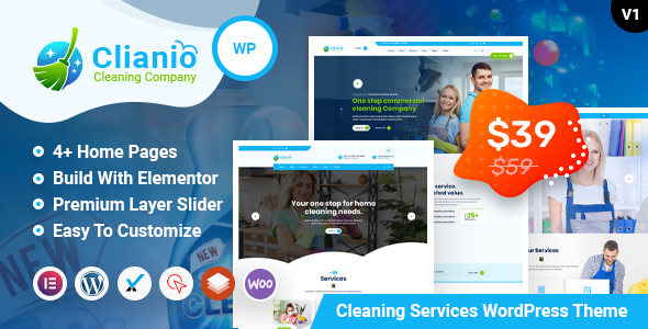 Clianio Preview Wordpress Theme - Rating, Reviews, Preview, Demo & Download