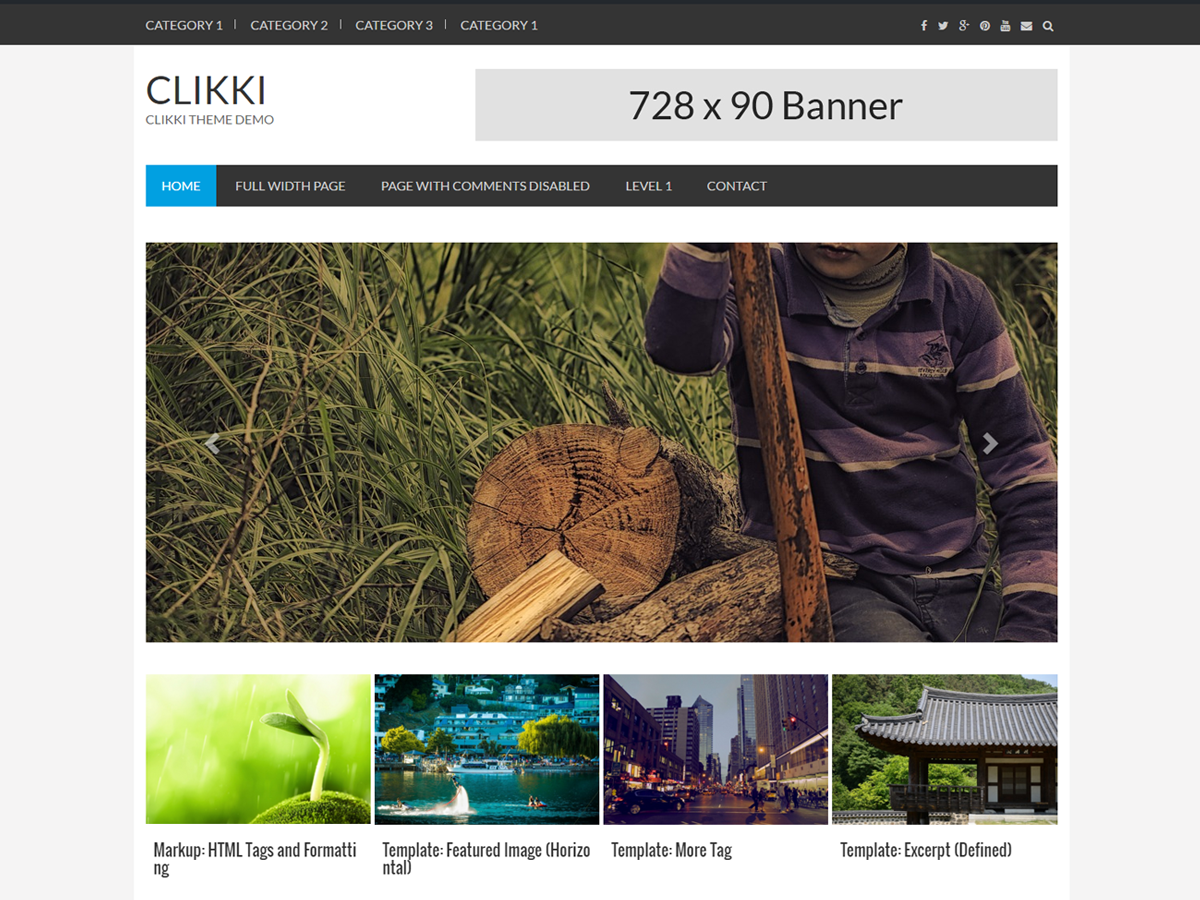Clikki Preview Wordpress Theme - Rating, Reviews, Preview, Demo & Download