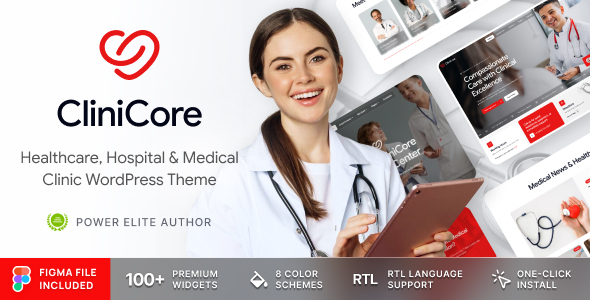 CliniCore Preview Wordpress Theme - Rating, Reviews, Preview, Demo & Download