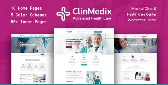 Clinmedix Preview Wordpress Theme - Rating, Reviews, Preview, Demo & Download