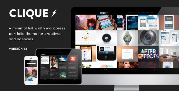 Clique Preview Wordpress Theme - Rating, Reviews, Preview, Demo & Download