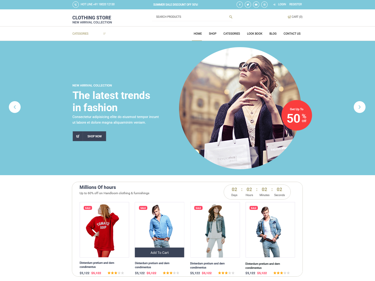 Clothing Store Preview Wordpress Theme - Rating, Reviews, Preview, Demo & Download