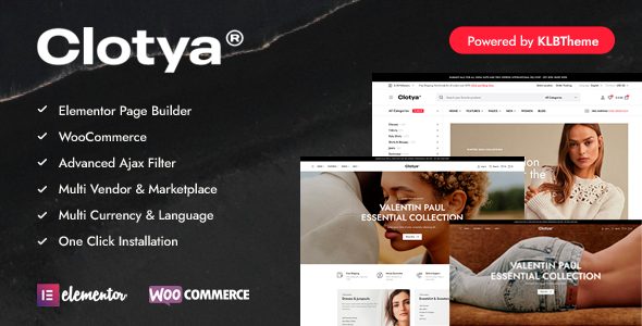 Clotya Preview Wordpress Theme - Rating, Reviews, Preview, Demo & Download