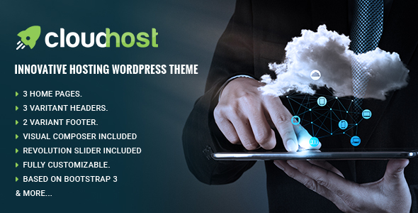 CloudHost Preview Wordpress Theme - Rating, Reviews, Preview, Demo & Download