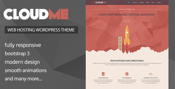 Cloudme Host Preview Wordpress Theme - Rating, Reviews, Preview, Demo & Download