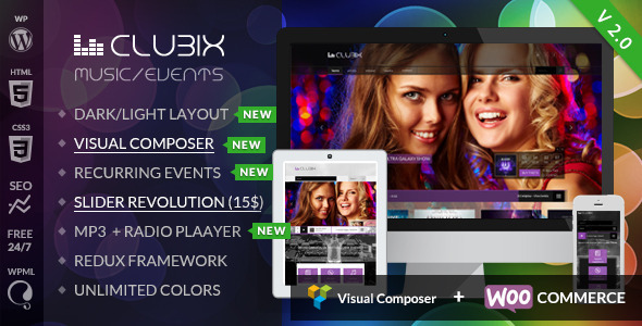 Clubix Preview Wordpress Theme - Rating, Reviews, Preview, Demo & Download