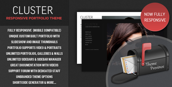 Cluster Preview Wordpress Theme - Rating, Reviews, Preview, Demo & Download