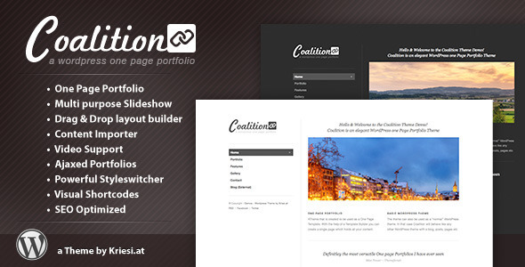 Coalition Preview Wordpress Theme - Rating, Reviews, Preview, Demo & Download