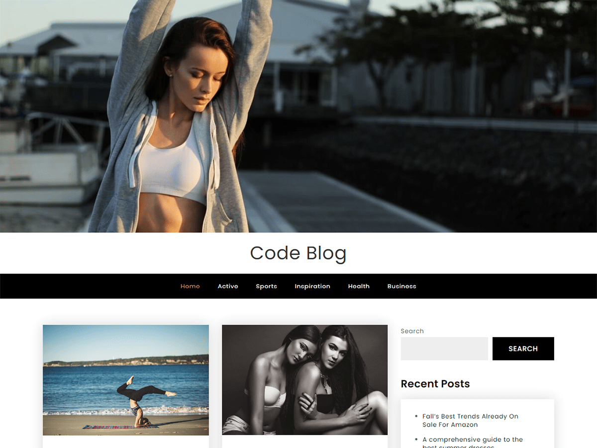 Code Blog Preview Wordpress Theme - Rating, Reviews, Preview, Demo & Download