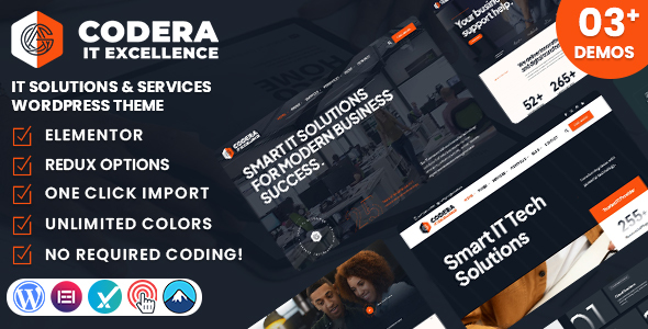 Codera Preview Wordpress Theme - Rating, Reviews, Preview, Demo & Download