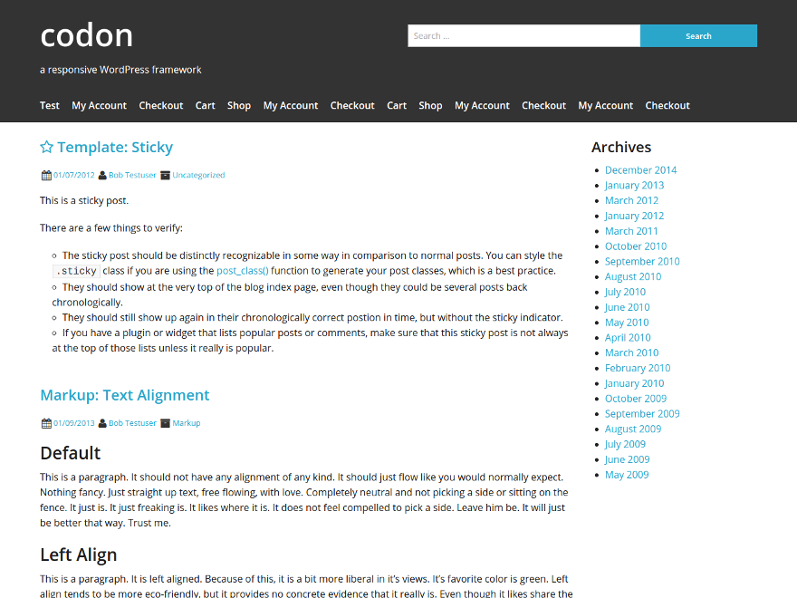 Codon Preview Wordpress Theme - Rating, Reviews, Preview, Demo & Download