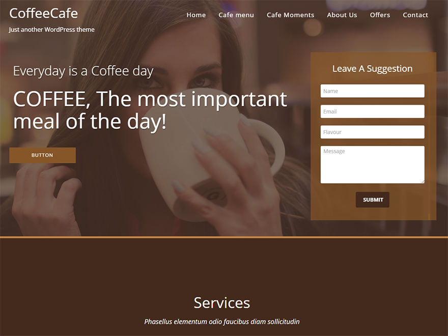 Coffeecafe Preview Wordpress Theme - Rating, Reviews, Preview, Demo & Download