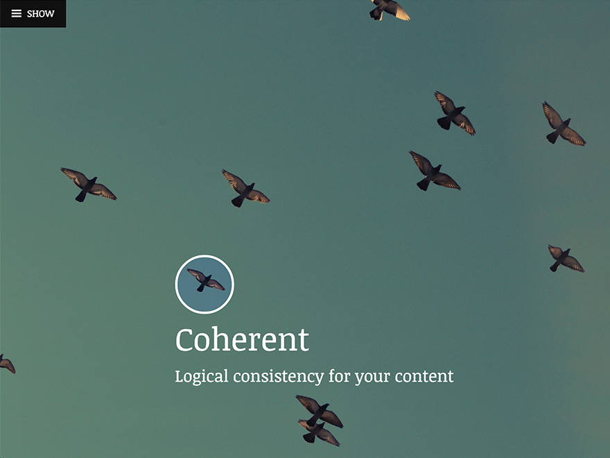 Coherent Preview Wordpress Theme - Rating, Reviews, Preview, Demo & Download