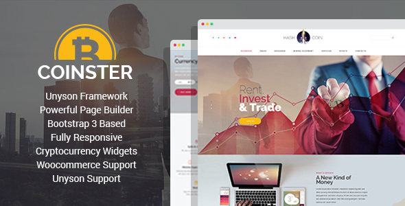 Coinster Preview Wordpress Theme - Rating, Reviews, Preview, Demo & Download