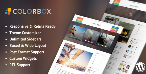 Colorbox Preview Wordpress Theme - Rating, Reviews, Preview, Demo & Download