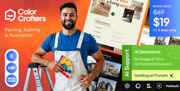 ColorCrafters Preview Wordpress Theme - Rating, Reviews, Preview, Demo & Download
