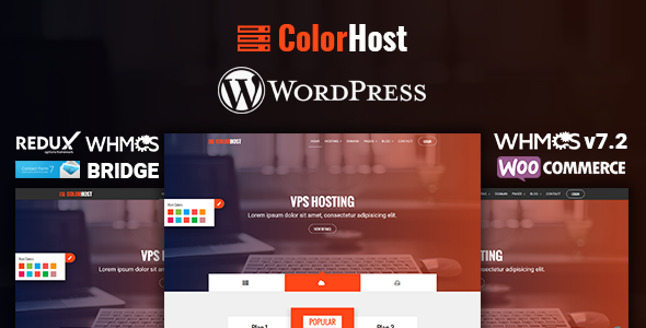 ColorHost Preview Wordpress Theme - Rating, Reviews, Preview, Demo & Download
