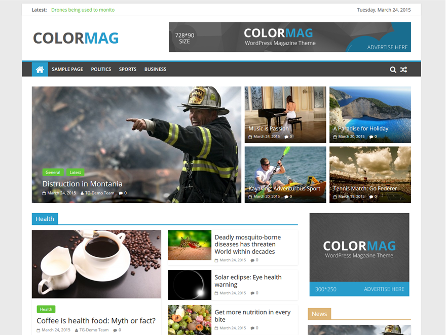 ColorMag Preview Wordpress Theme - Rating, Reviews, Preview, Demo & Download