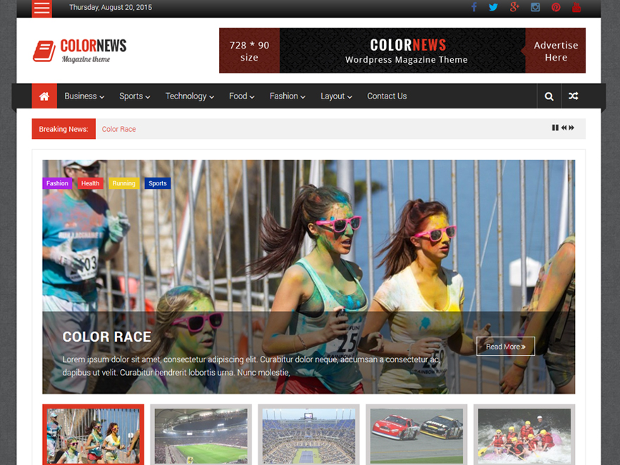 ColorNews Preview Wordpress Theme - Rating, Reviews, Preview, Demo & Download