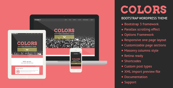 Colors Preview Wordpress Theme - Rating, Reviews, Preview, Demo & Download