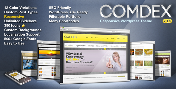 Comdex Preview Wordpress Theme - Rating, Reviews, Preview, Demo & Download