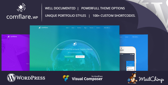 Comflare Preview Wordpress Theme - Rating, Reviews, Preview, Demo & Download