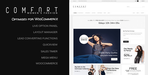 Comfort Preview Wordpress Theme - Rating, Reviews, Preview, Demo & Download