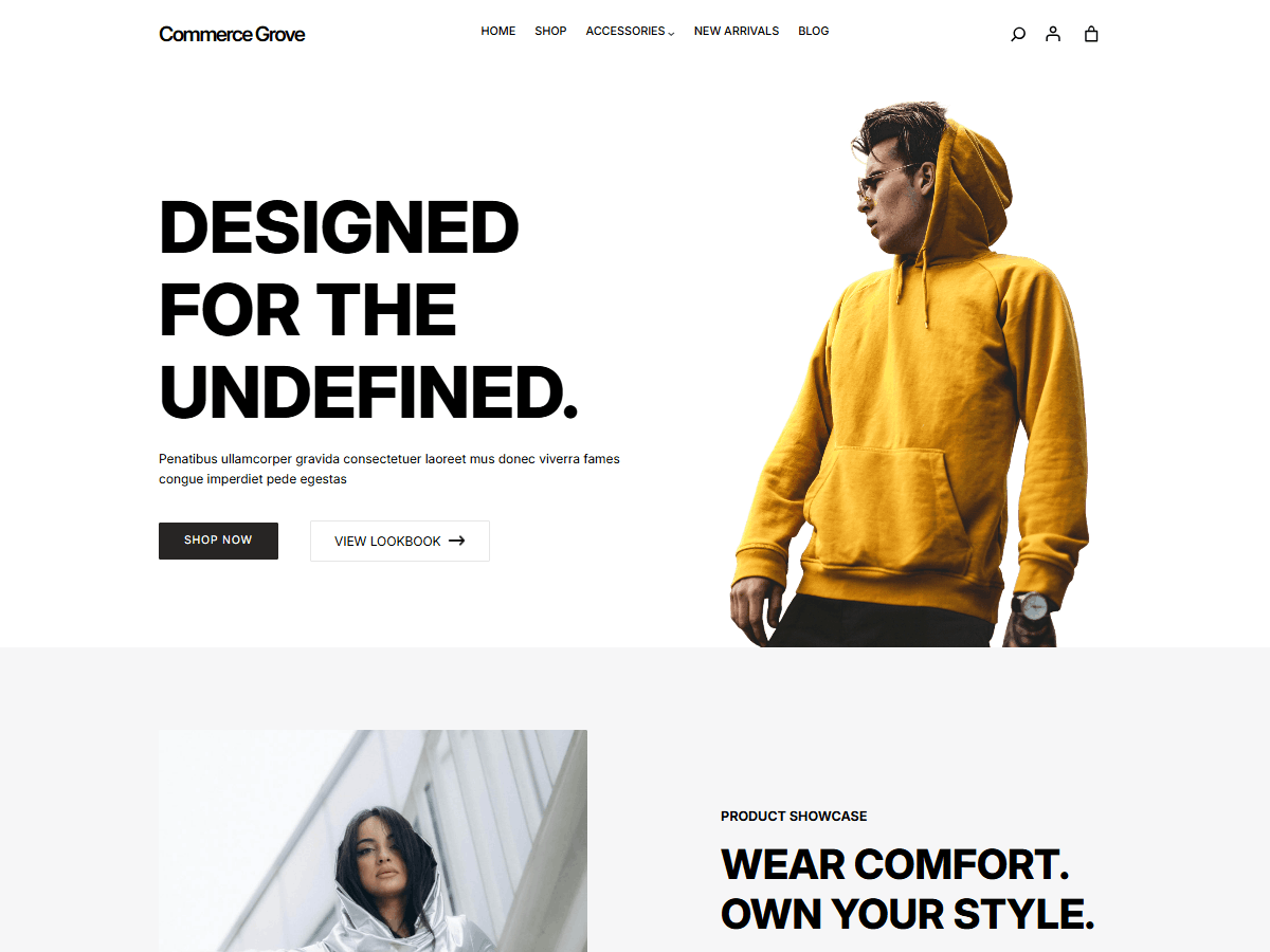 Commerce Grove Preview Wordpress Theme - Rating, Reviews, Preview, Demo & Download