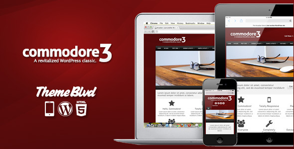 Commodore Responsive Preview Wordpress Theme - Rating, Reviews, Preview, Demo & Download