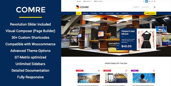 Comre Preview Wordpress Theme - Rating, Reviews, Preview, Demo & Download