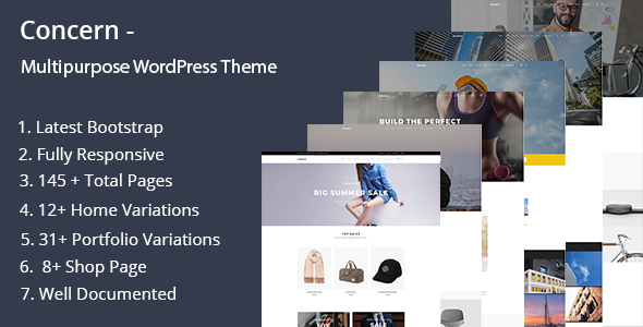 Concern Preview Wordpress Theme - Rating, Reviews, Preview, Demo & Download