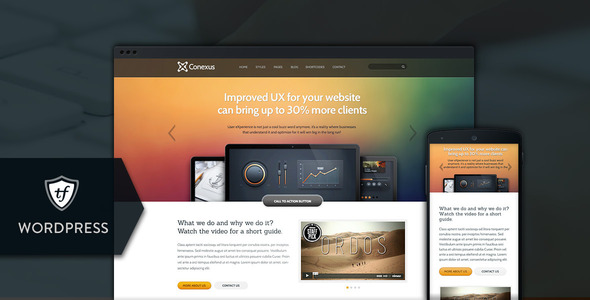 Conexus Preview Wordpress Theme - Rating, Reviews, Preview, Demo & Download