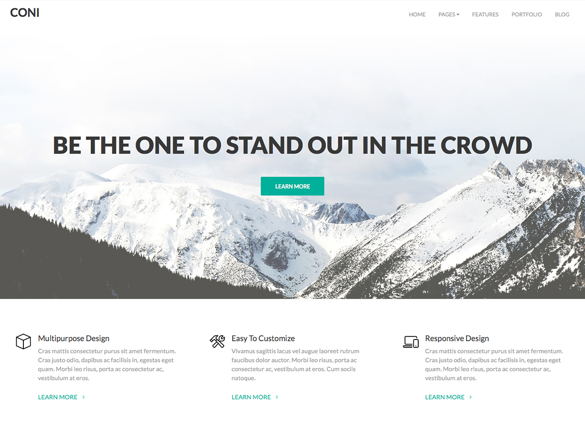 Coni Preview Wordpress Theme - Rating, Reviews, Preview, Demo & Download