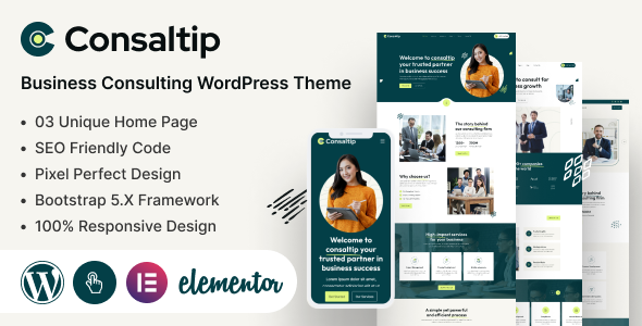 Consaltip Preview Wordpress Theme - Rating, Reviews, Preview, Demo & Download