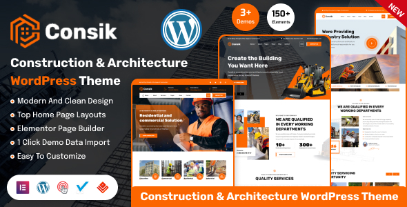 Consik Preview Wordpress Theme - Rating, Reviews, Preview, Demo & Download