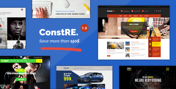 ConstRE Preview Wordpress Theme - Rating, Reviews, Preview, Demo & Download