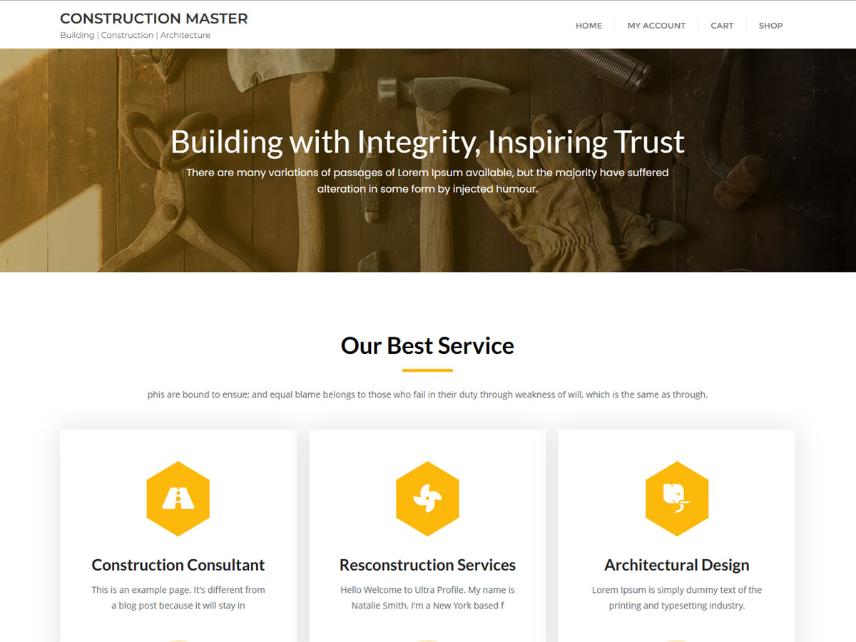 Construction Master Preview Wordpress Theme - Rating, Reviews, Preview, Demo & Download